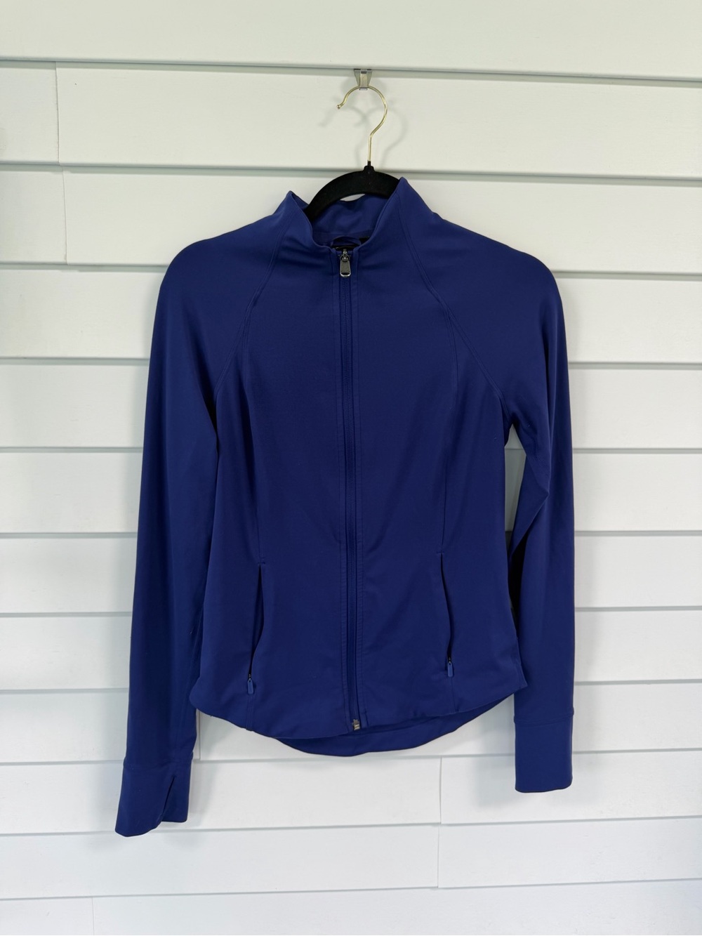 Athleta Deep Blue Full-Zip Jacket